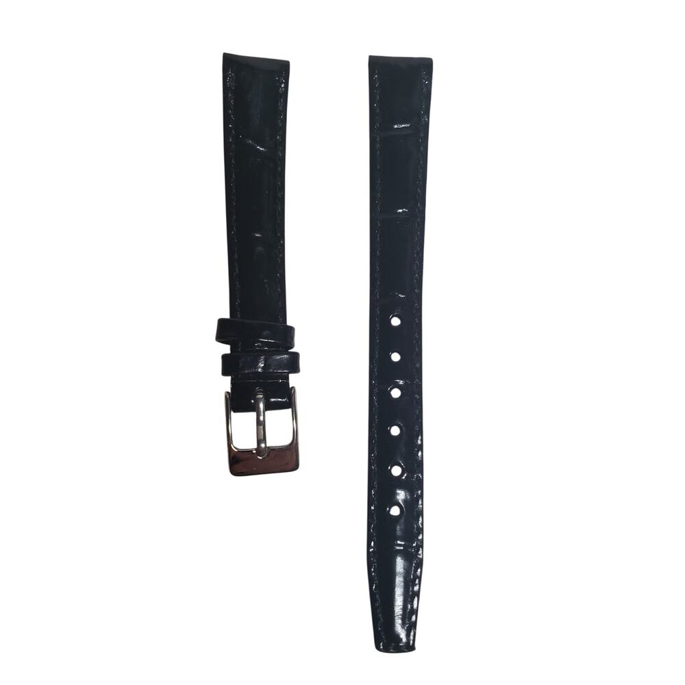 Watch Band - Leather - Black 12mm